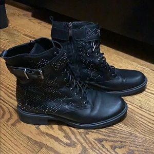 Vince Camuto Tanowie Studded Combat Bootie
